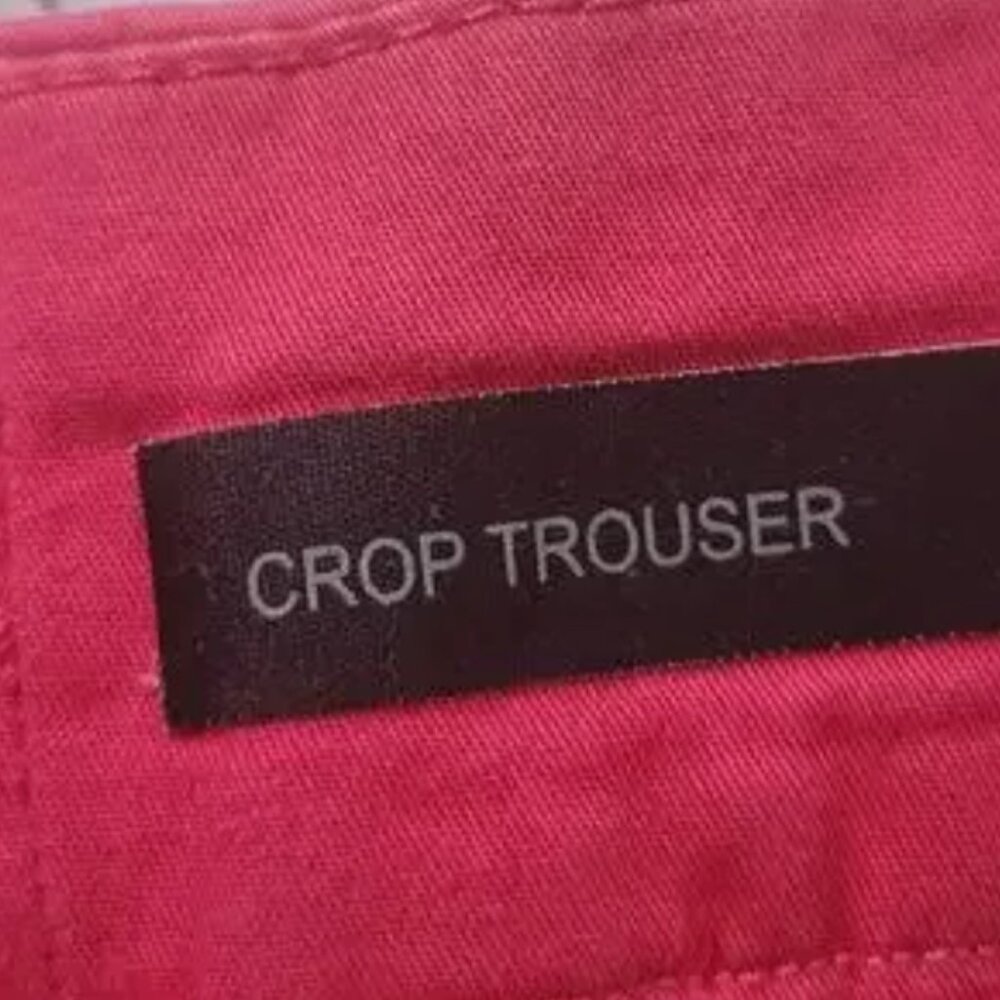 Kut from the Kloth Pink Crop Trouser Pants - Picture 8 of 12